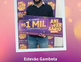 Ganhadores Aniversário Giassi - Giassi Joinville Bucarein