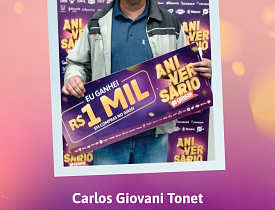 Ganhadores Aniversário Giassi - Giassi Joinville Bucarein