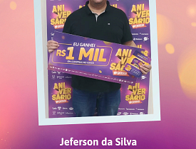 Ganhadores Aniversário Giassi - Giassi Joinville Bucarein