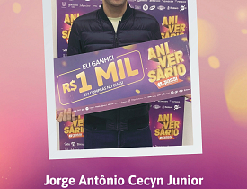Ganhadores Aniversário Giassi - Giassi Joinville Bucarein