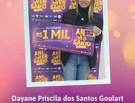 Ganhadores Aniversário Giassi - Giassi Joinville Bucarein