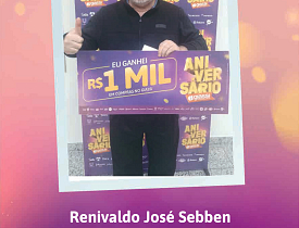 Ganhadores Aniversário Giassi - Giassi Joinville Bucarein
