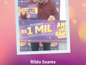 Ganhadores Aniversário Giassi - Giassi Joinville Bucarein