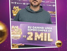 Ganhadores Aniversário Giassi - Giassi Joinville Bucarein