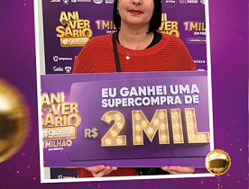 Ganhadores Aniversário Giassi - Giassi Joinville Bucarein