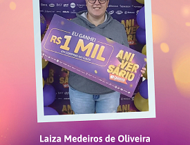 Ganhadores Aniversário Giassi - Giassi Morro da Fumaça