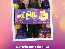 Ganhadores Aniversário Giassi - Giassi Morro da Fumaça