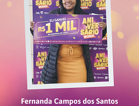 Ganhadores Aniversário Giassi - Giassi Morro da Fumaça