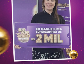 Ganhadores Aniversário Giassi - Giassi Morro da Fumaça
