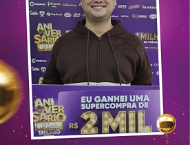 Ganhadores Aniversário Giassi - Giassi Morro da Fumaça