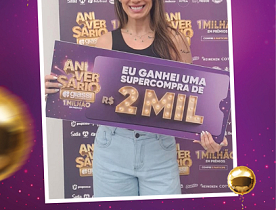 Ganhadores Aniversário Giassi - Giassi Morro da Fumaça