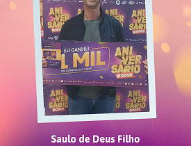 Ganhadores Aniversário Giassi - Giassi São José Areias