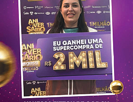Ganhadores Aniversário Giassi - Giassi São José Areias