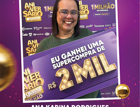 Ganhadores Aniversário Giassi - Giassi São José Areias