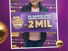 Ganhadores Aniversário Giassi - Giassi São José Areias