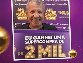 Ganhadores Aniversário Giassi - Giassi São José Areias
