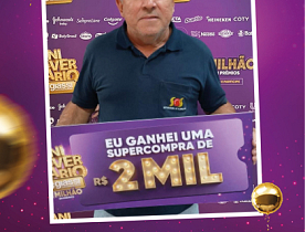 Ganhadores Aniversário Giassi - Giassi São José Areias