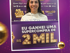 Ganhadores Aniversário Giassi - Giassi São José Areias