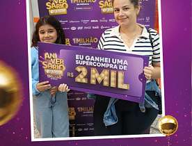Ganhadores Aniversário Giassi - Giassi São José Areias