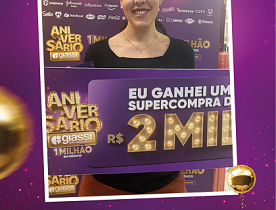 Ganhadores Aniversário Giassi - Giassi São José Areias