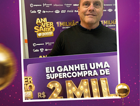 Ganhadores Aniversário Giassi - Giassi São José Areias