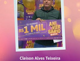 Ganhadores Aniversário Giassi - Giassi São José Campinas