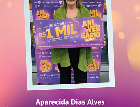 Ganhadores Aniversário Giassi - Giassi São José Campinas