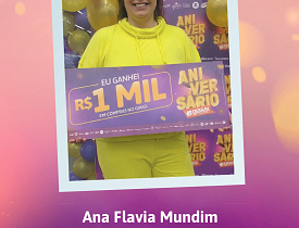 Ganhadores Aniversário Giassi - Giassi São José Campinas