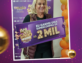 Ganhadores Aniversário Giassi - Giassi São José Campinas