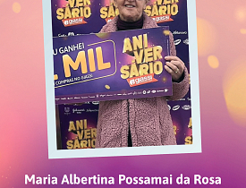 Ganhadores Aniversário Giassi - Giassi Sombrio