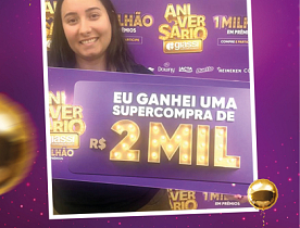 Ganhadores Aniversário Giassi - Giassi Sombrio