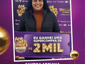Ganhadores Aniversário Giassi - Giassi Sombrio