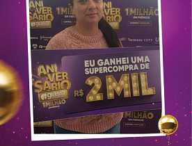 Ganhadores Aniversário Giassi - Giassi Sombrio