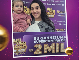 Ganhadores Aniversário Giassi - Giassi Sombrio