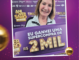 Ganhadores Aniversário Giassi - Giassi Sombrio