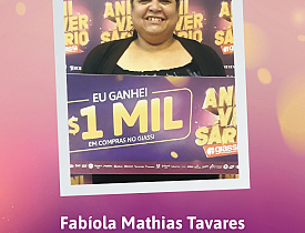 Ganhadores Aniversário Giassi - Giassi Tubarão Oficinas