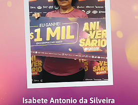 Ganhadores Aniversário Giassi - Giassi Tubarão Oficinas