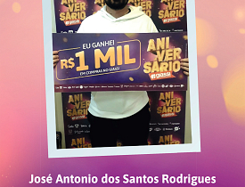 Ganhadores Aniversário Giassi - Giassi Tubarão Oficinas