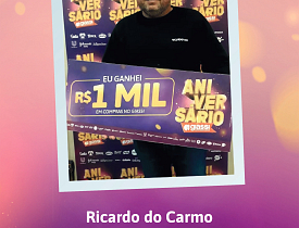 Ganhadores Aniversário Giassi - Giassi Tubarão Oficinas