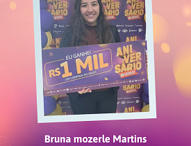 Ganhadores Aniversário Giassi - Giassi Tubarão Vila Moema