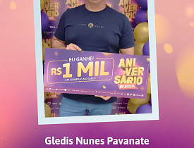 Ganhadores Aniversário Giassi - Giassi Tubarão Vila Moema
