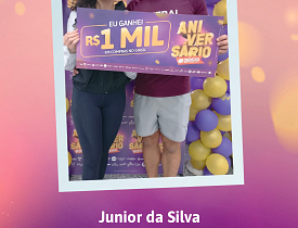 Ganhadores Aniversário Giassi - Giassi Tubarão Vila Moema