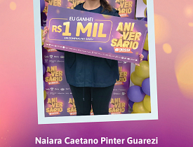 Ganhadores Aniversário Giassi - Giassi Tubarão Vila Moema