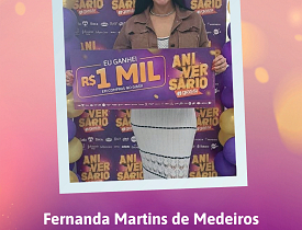 Ganhadores Aniversário Giassi - Giassi Tubarão Vila Moema