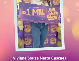Ganhadores Aniversário Giassi - Giassi Tubarão Vila Moema