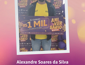 Ganhadores Aniversário Giassi - Giassi Tubarão Vila Moema