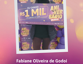 Ganhadores Aniversário Giassi - Giassi Tubarão Vila Moema