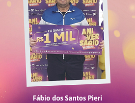 Ganhadores Aniversário Giassi - Giassi Tubarão Vila Moema