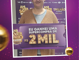 Ganhadores Aniversário Giassi - Giassi Tubarão Vila Moema