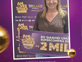 Ganhadores Aniversário Giassi - Giassi Tubarão Vila Moema